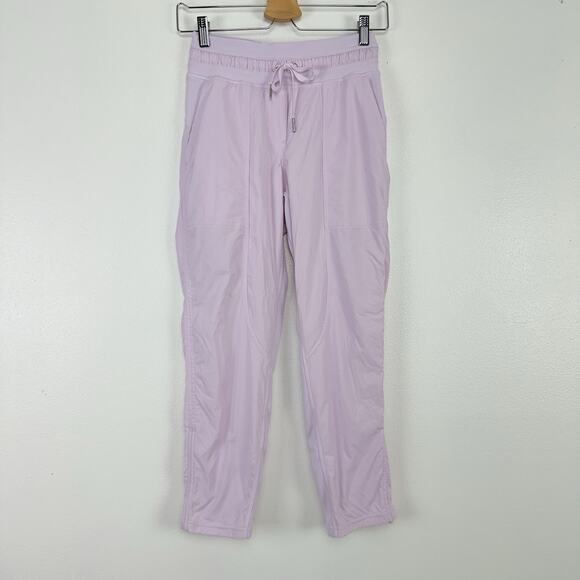 Lululemon Dance Studio Mid-Rise Cropped Pant Size 2 Pink Peony 24.5" Inseam - Picture 1 of 16